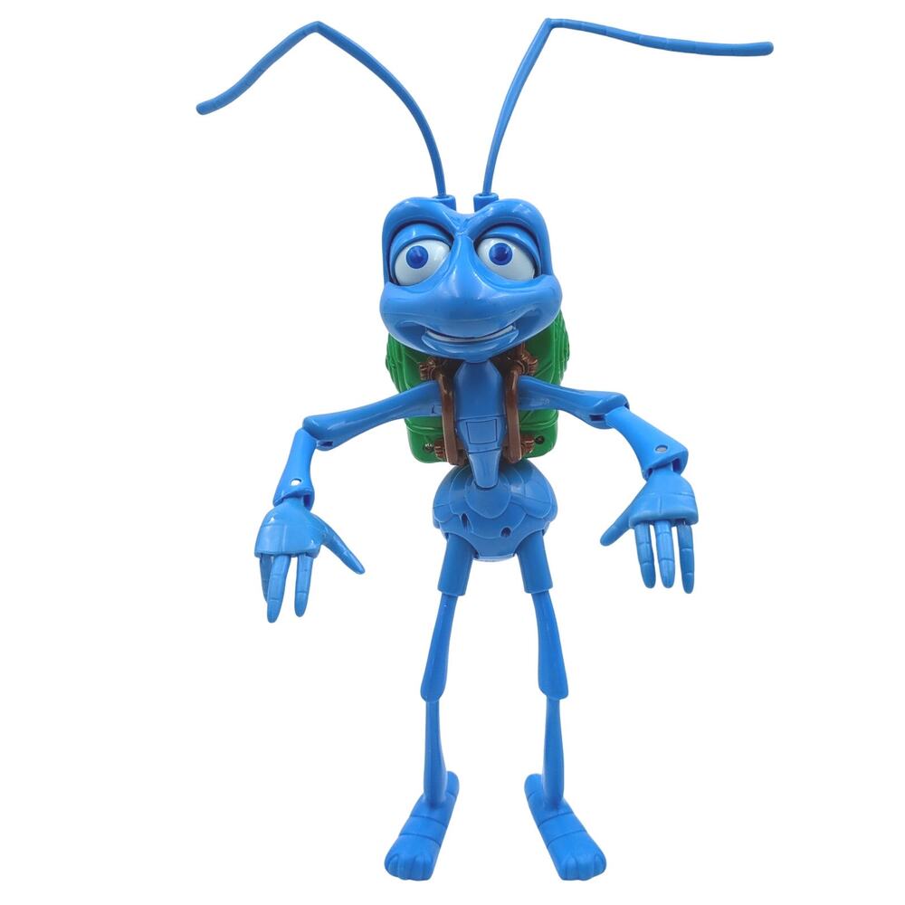 Large Disney Pixar A Bug's Life Flick with Backpack Action Figure 14" Untested